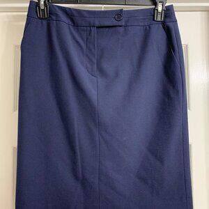Talbots Petites Navy Blue Skirt, Size 8P